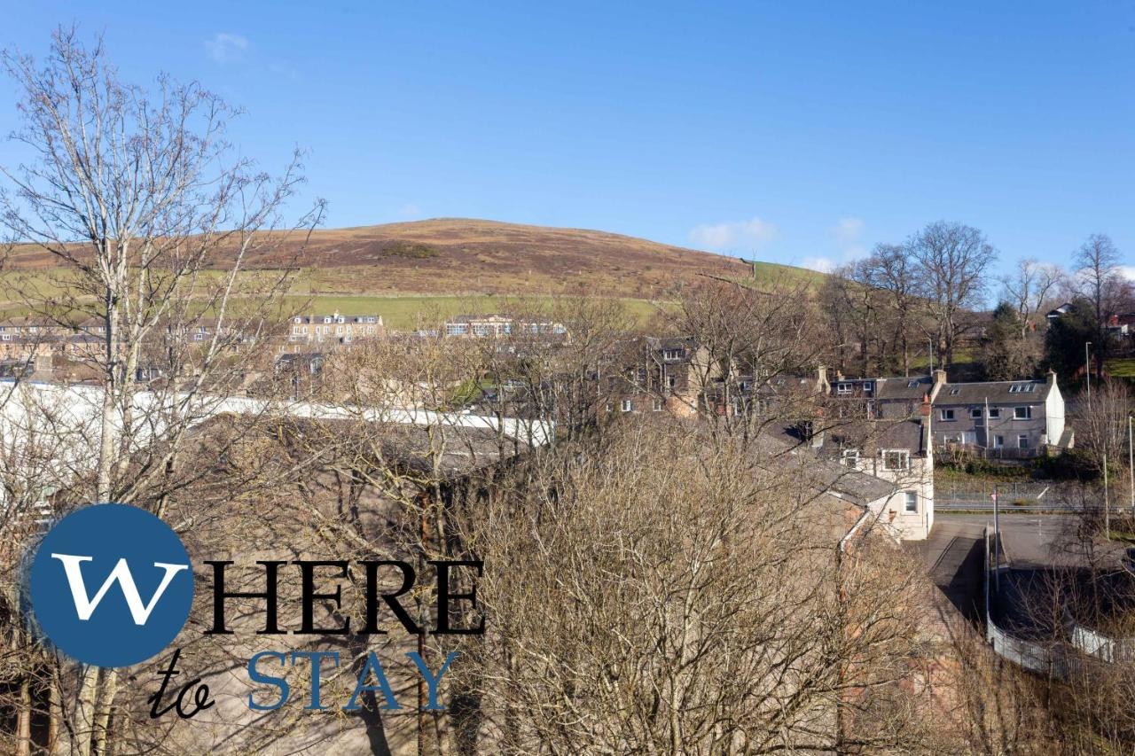 Bright 2Bed Apartment In Galashiels City Centre Exterior foto